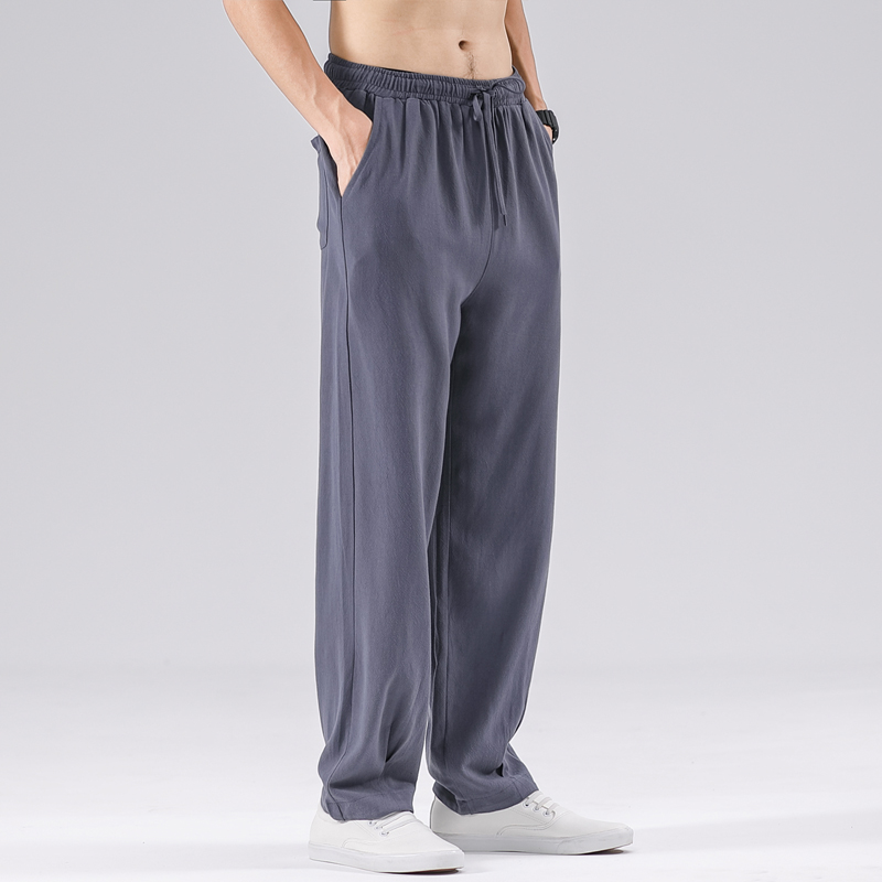 Men Shoes Joggers - 2026 여름 남성 중국 스타일 린넨