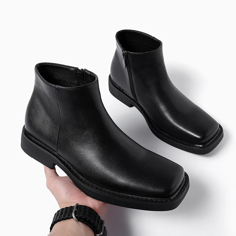 Men'S Shoes Hey Dude - 블랙 새로운 패션 남성 캐주얼 가죽