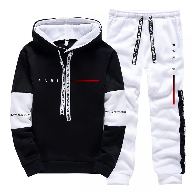 Men Shoes Joggers - 파리 패션 후디 스트리트웨어 남성 세트