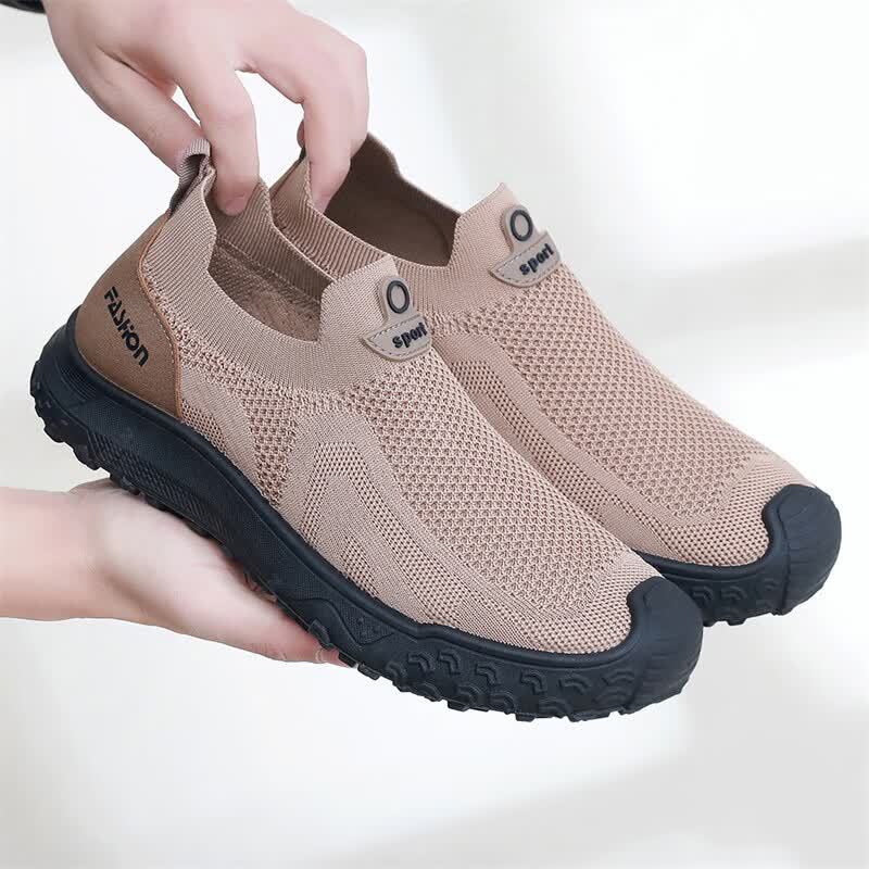 Men Shoes Designer - 여름 남성 캐주얼 신발 탄성 슬립온