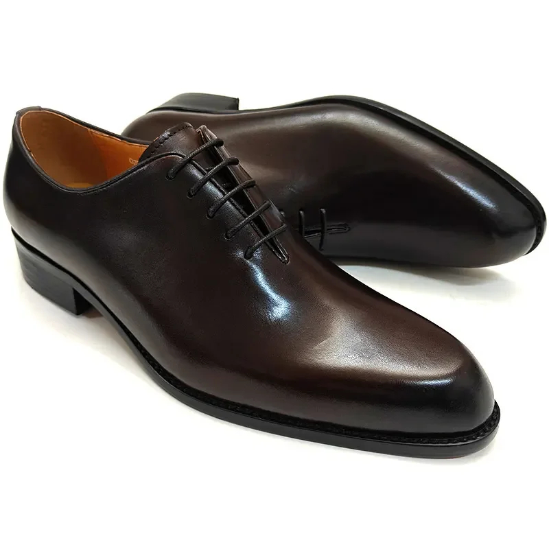 Monk Strap Shoe - 성공적인 남성 가죽 신발 Gentalman 레이스