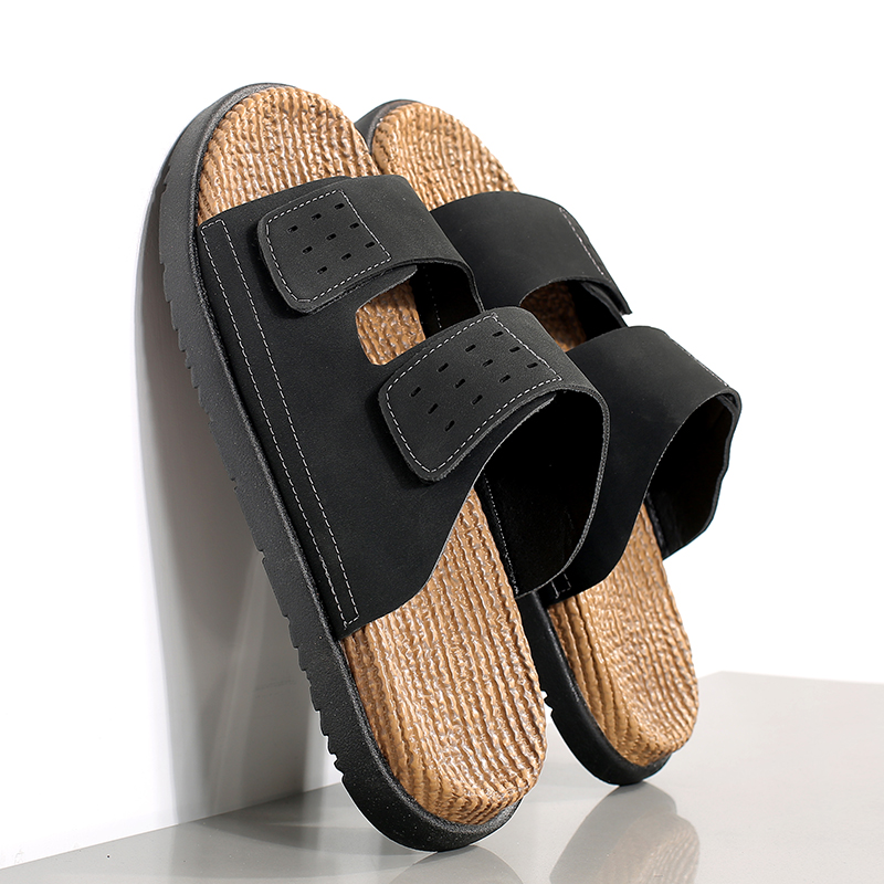Men Shoes Designer - 디자이너 남성 여름 샌들 천연 가죽
