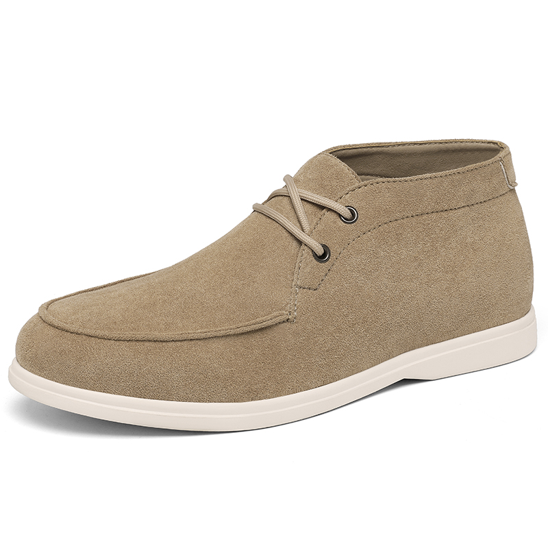 Men Shoes White Colour - 클래식 영국 스타일 스웨이드 가죽 처카