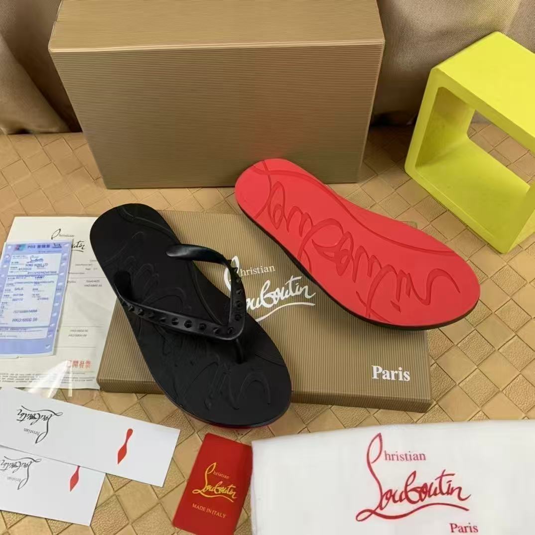 Men Shoes Red Tape - 남성용 새 여름 레드 솔 플립플랍,