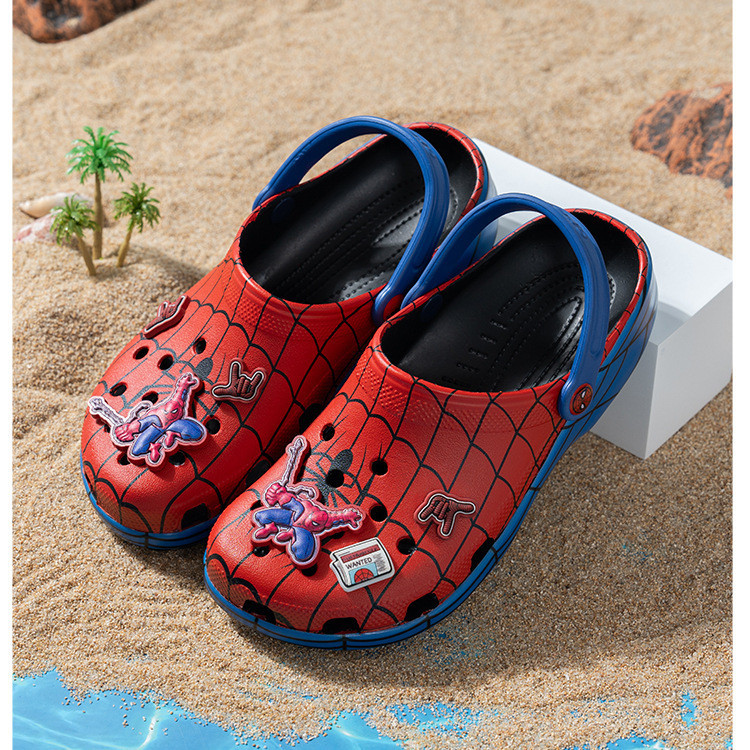 Men Shoes Red Tape - 레드 스파이더맨 스타일 샌들, 패셔너블한 야외용