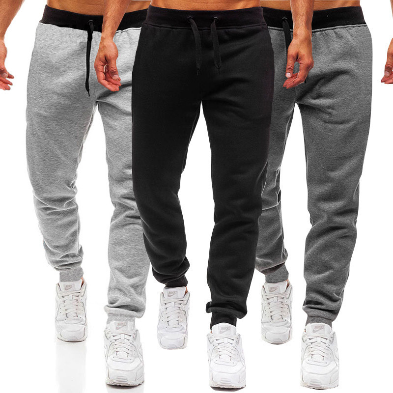 Men Shoes Joggers - 봄 여름 데일리 남성용 바지 단색