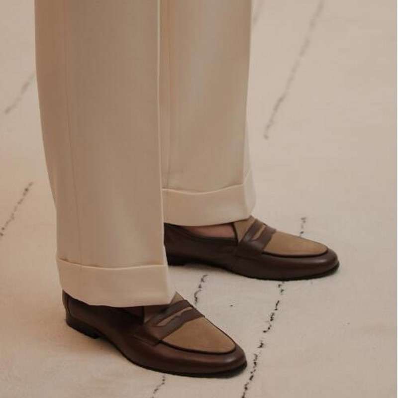 영국 스타일 남성 커피 로퍼 여름 정품 가죽 신사 캐주 - Boat Shoe Leather 리뷰 및 가격