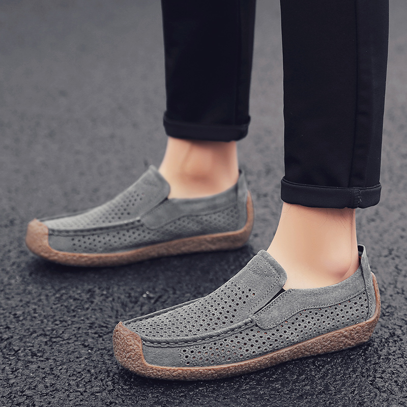 남성 로퍼 고품질 슬립온 캐주얼 신발 가죽 두꺼운 밑창 - Men'S Shoes Hey Dude 리뷰 및 가격