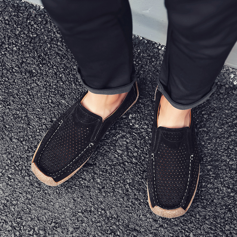 남성 로퍼 고품질 슬립온 캐주얼 신발 가죽 두꺼운 밑창 - Men'S Shoes Hey Dude 리뷰 및 가격
