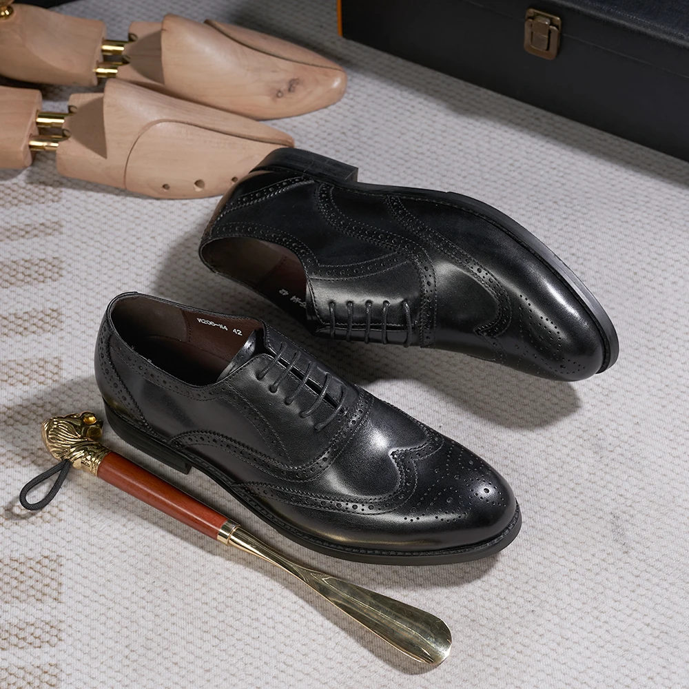 Brogue 스타일 남성용 옥스포드 정품 가죽 클래식  - Monk Strap Shoe 리뷰 및 가격