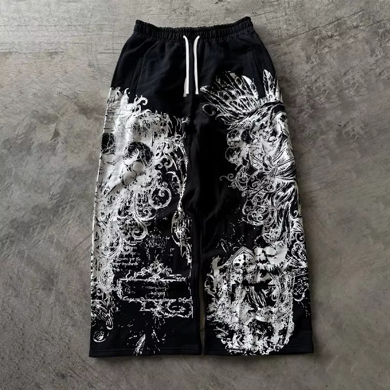 2026 Y2K 레트로 캐주얼 팬츠 고딕 해골 다이렉트 - Men Shoes Joggers 리뷰 및 가격
