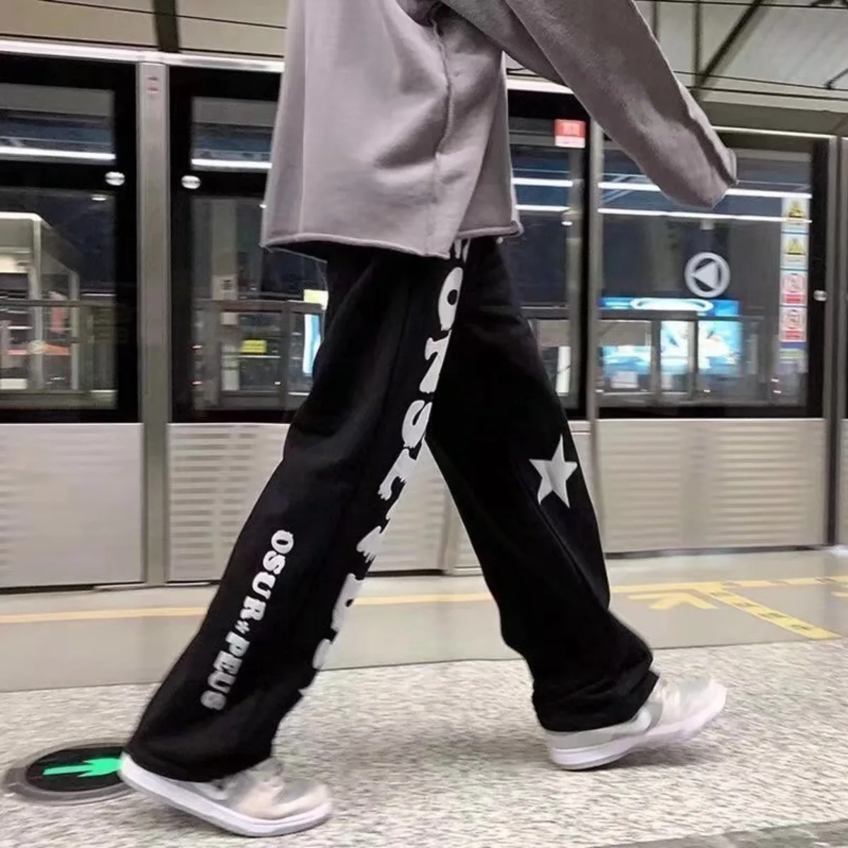 남성 패션 멋진 경량 스웨트팬츠 솔리드 컬러 조깅 팬츠 - Men Shoes Joggers 리뷰 및 가격