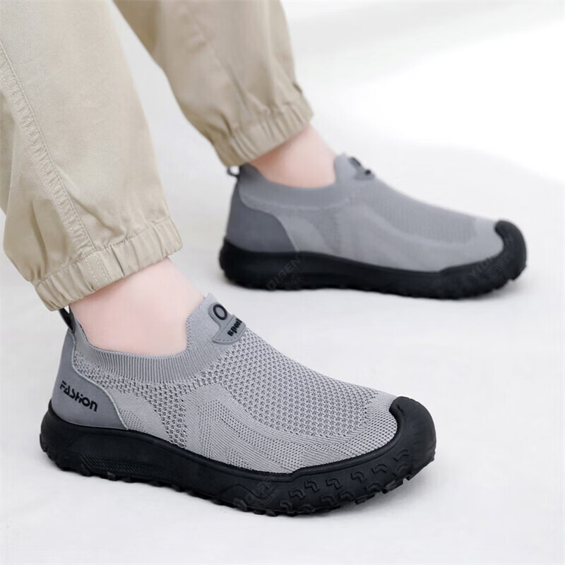 여름 남성 캐주얼 신발 탄성 슬립온 디자인 충돌 방지  - Men Shoes Designer 리뷰 및 가격