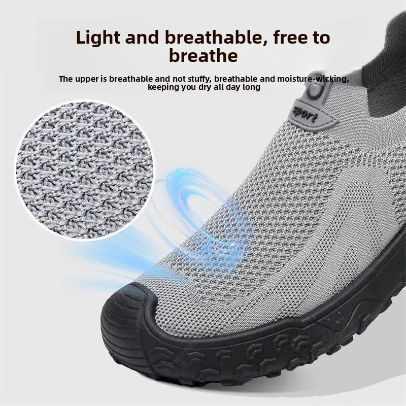 여름 남성 캐주얼 신발 탄성 슬립온 디자인 충돌 방지  - Men Shoes Designer 리뷰 및 가격
