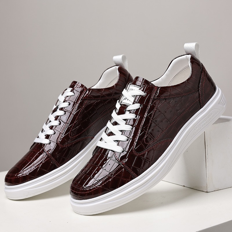 클래식 남성 로우탑 스케이트 슈즈 가죽 레이스업 플랫폼 - Men'S Shoes Hey Dude 리뷰 및 가격