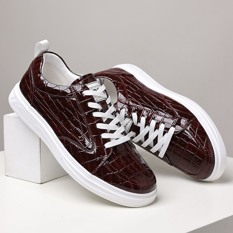 클래식 남성 로우탑 스케이트 슈즈 가죽 레이스업 플랫폼 - Men'S Shoes Hey Dude 리뷰 및 가격