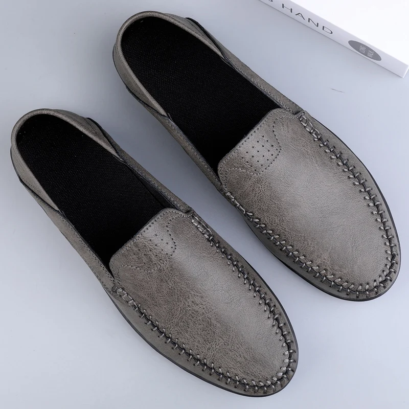 남성용 정품 가죽 로퍼 모카신 슬립온 캐주얼 보트 슈즈 - Boat Shoe Leather 리뷰 및 가격