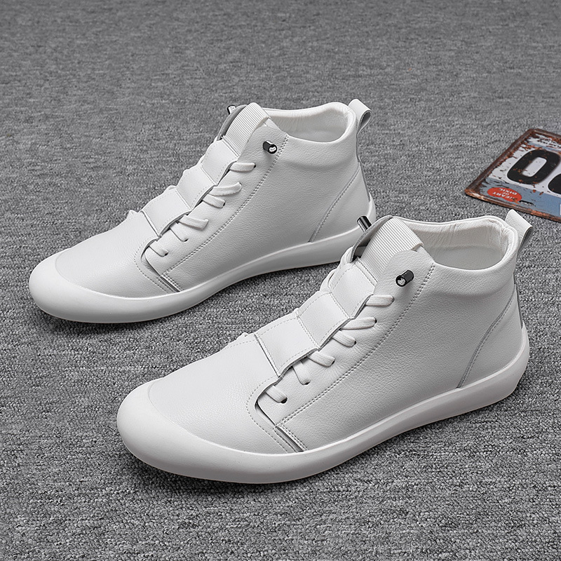 2025년 가을 남성용 정품 가죽 하이탑 스니커즈 스케 - Boat Shoe Leather 리뷰 및 가격