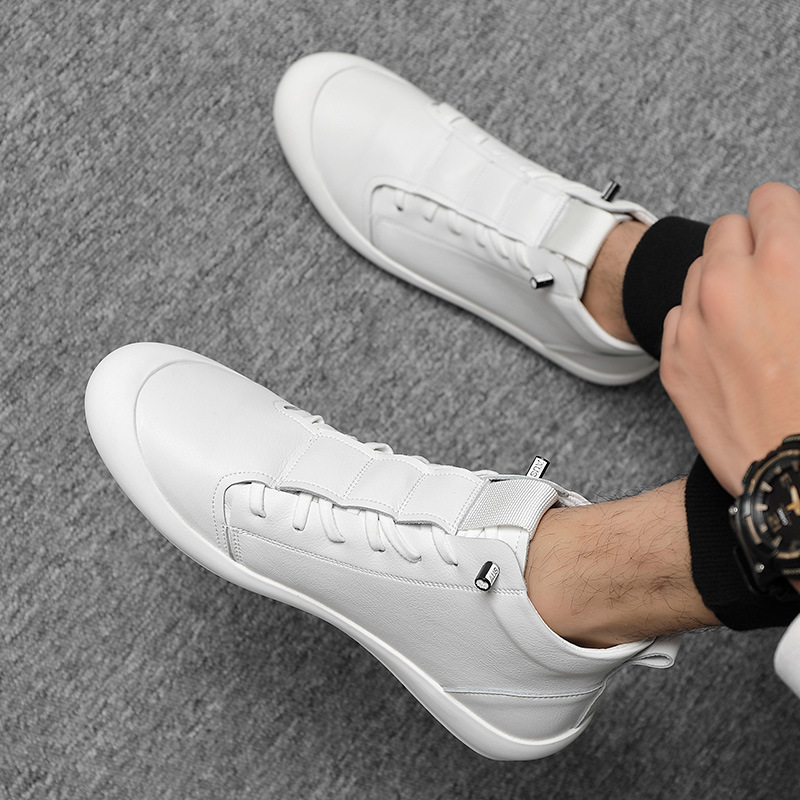 2025년 가을 남성용 정품 가죽 하이탑 스니커즈 스케 - Boat Shoe Leather 리뷰 및 가격