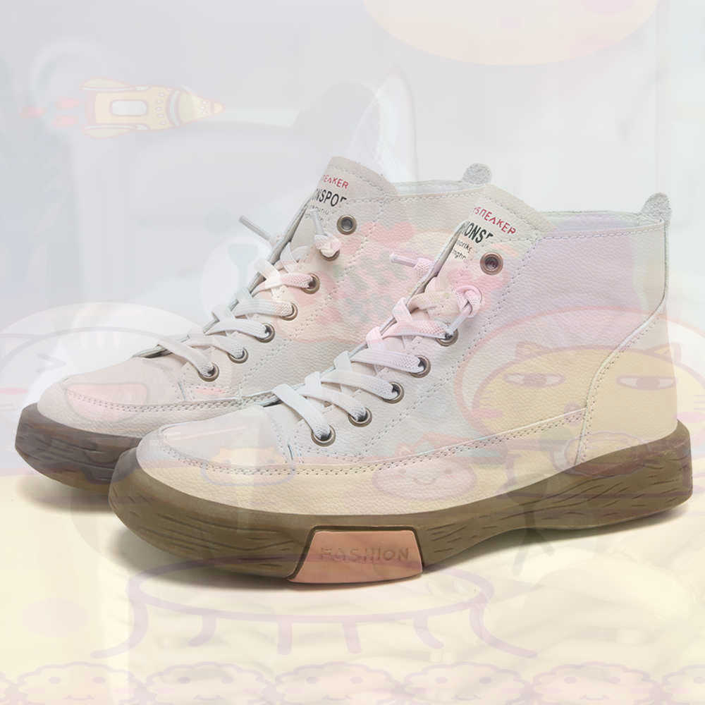 하이 탑 하이 컷은 스케이트 보드 홈 신발을 제공합니다 - Men Shoes White Colour 리뷰 및 가격