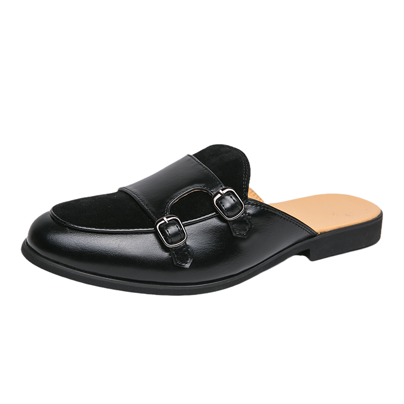 패션 블랙 그린 몽크 스트랩 하프 슬리퍼 남성용 드라이 - Monk Strap Shoe 리뷰 및 가격