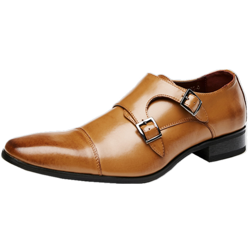 남성용 가죽 드레스 슈즈 로퍼, 더블 스트랩 버클, 디 - Monk Strap Shoe 리뷰 및 가격