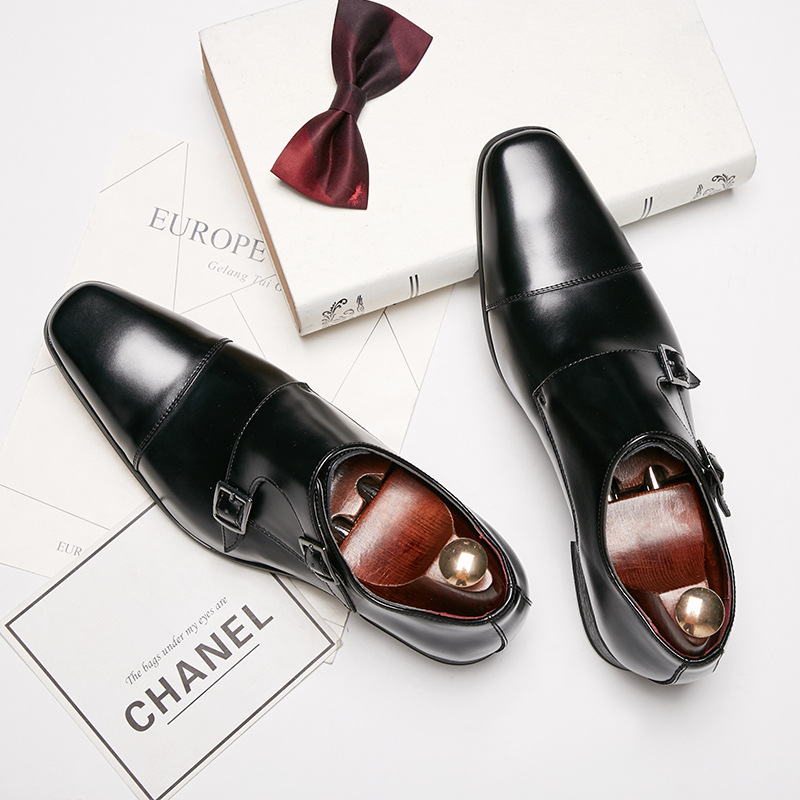 남성용 가죽 드레스 슈즈 로퍼, 더블 스트랩 버클, 디 - Monk Strap Shoe 리뷰 및 가격