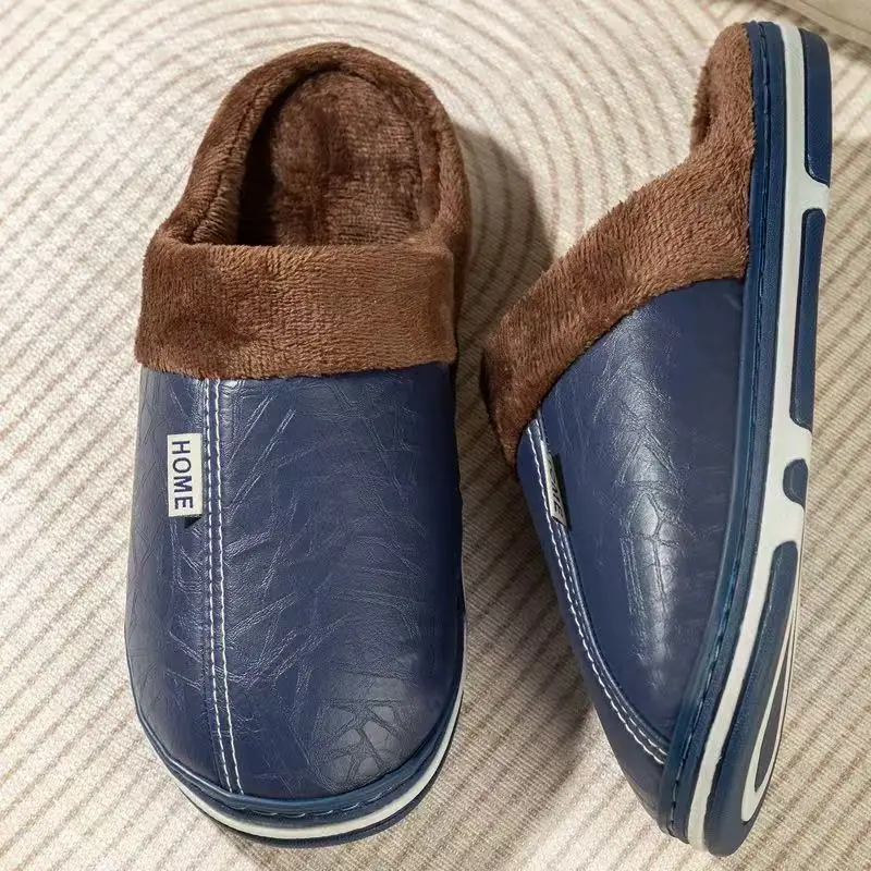 남성용 빅사이즈 겨울 슬리퍼 실내 PU 가죽 홈 방수  - Men'S Shoes Hey Dude 리뷰 및 가격