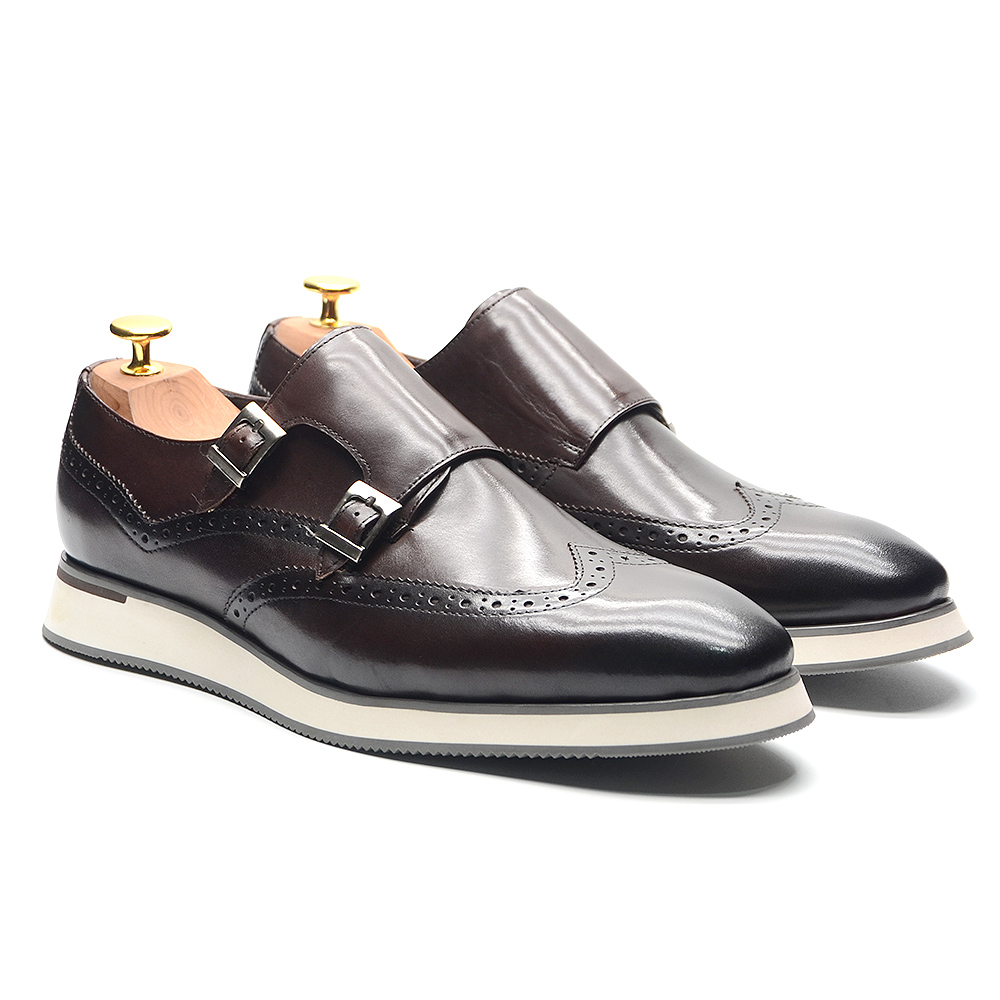 유럽 명품 남성 스니커즈 천연 가죽 몽크 스트랩 더블  - Monk Strap Shoe 리뷰 및 가격
