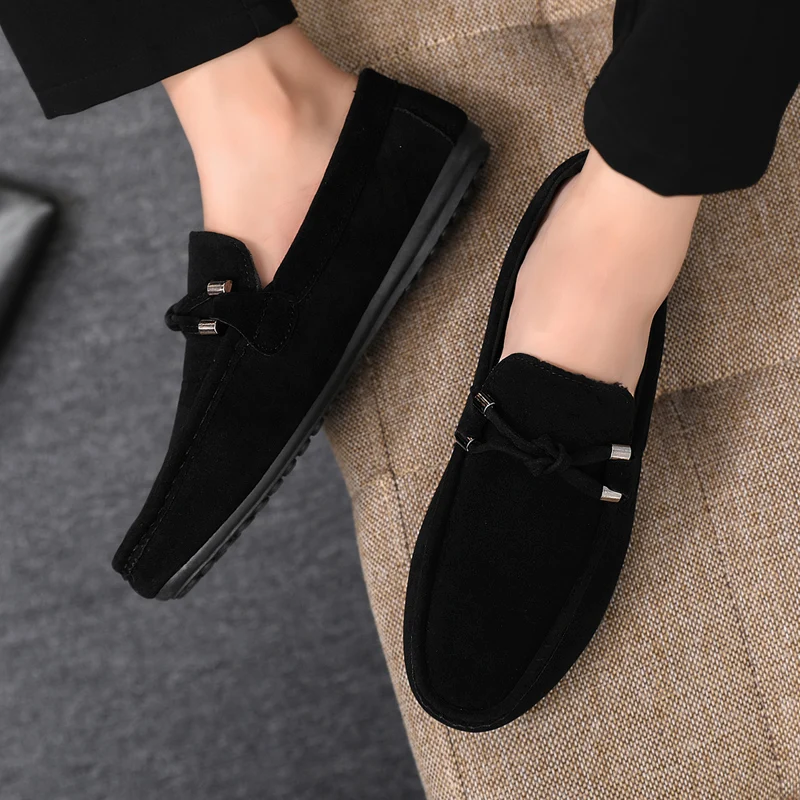 남성 캐주얼 신발 패션 남성 신발 수제 스웨이드 가죽  - Men'S Shoes Hey Dude 리뷰 및 가격