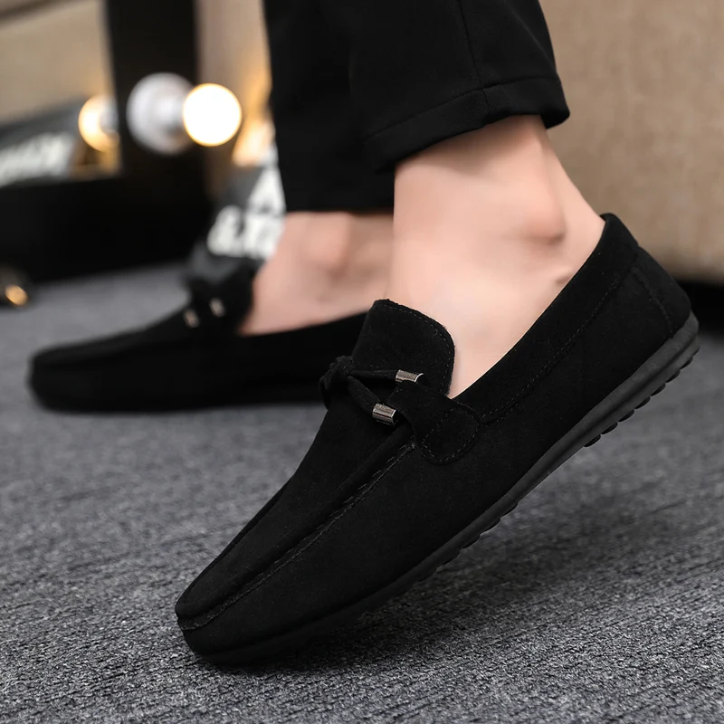 남성 캐주얼 신발 패션 남성 신발 수제 스웨이드 가죽  - Men'S Shoes Hey Dude 리뷰 및 가격