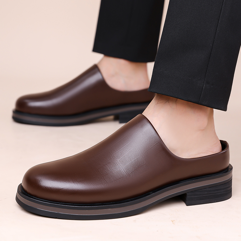 남성 슬립온 하프 슬리퍼, 두꺼운 밑창 광택 캐주얼 가 - Men'S Shoes Hey Dude 리뷰 및 가격