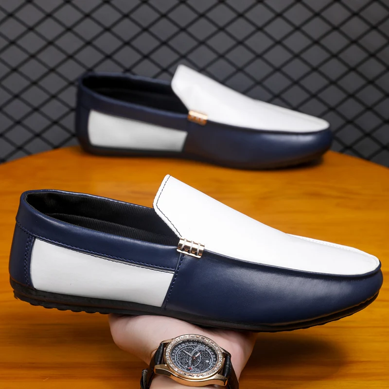 남성용 패션 가죽 로퍼 플랫 슈즈 편안한 남성 캐주얼  - Men'S Shoes Hey Dude 리뷰 및 가격