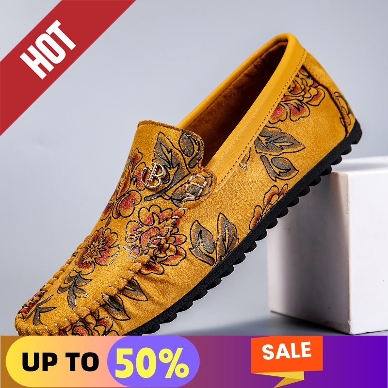레저 가죽 로퍼 남성 디자인 모카신 플라워 슬립온 소프 - Boat Shoe Leather 리뷰 및 가격