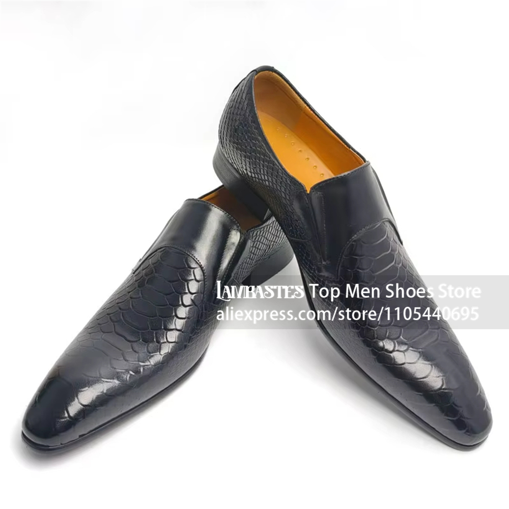 블랙 스네이크 엠보싱 사이드 버클 몽크 로퍼 싱글 몽크 - Monk Strap Shoe 리뷰 및 가격
