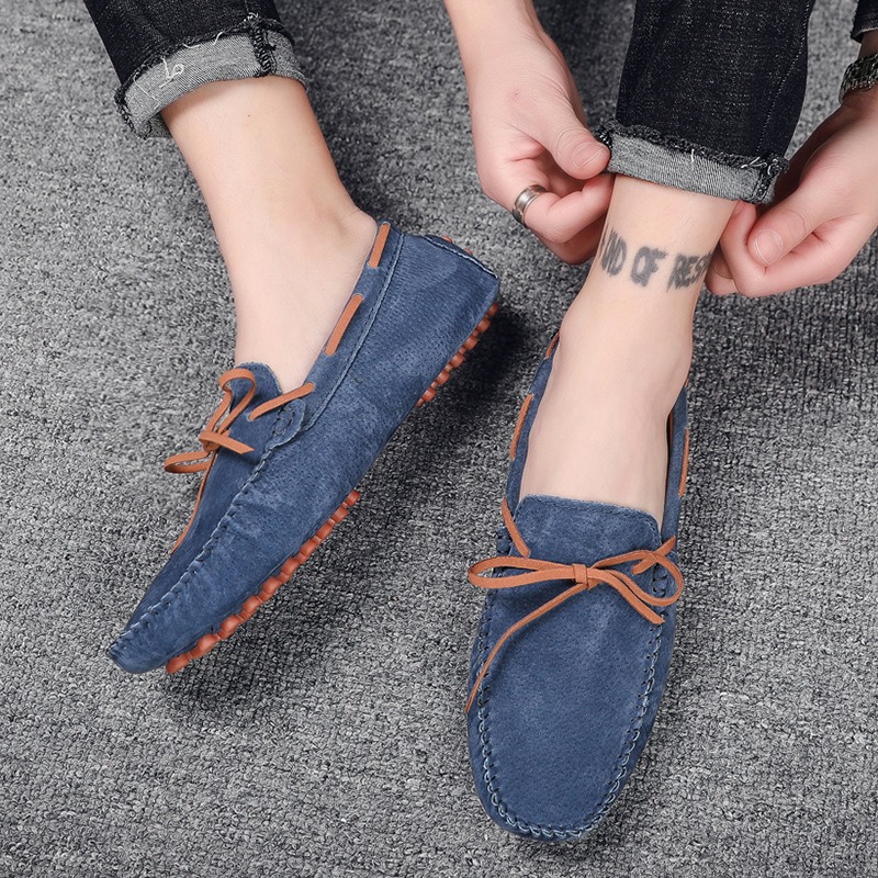고품질 남성 캐주얼 신발 스웨이드 남성 로퍼 편안한 소 - Men'S Shoes Hey Dude 리뷰 및 가격
