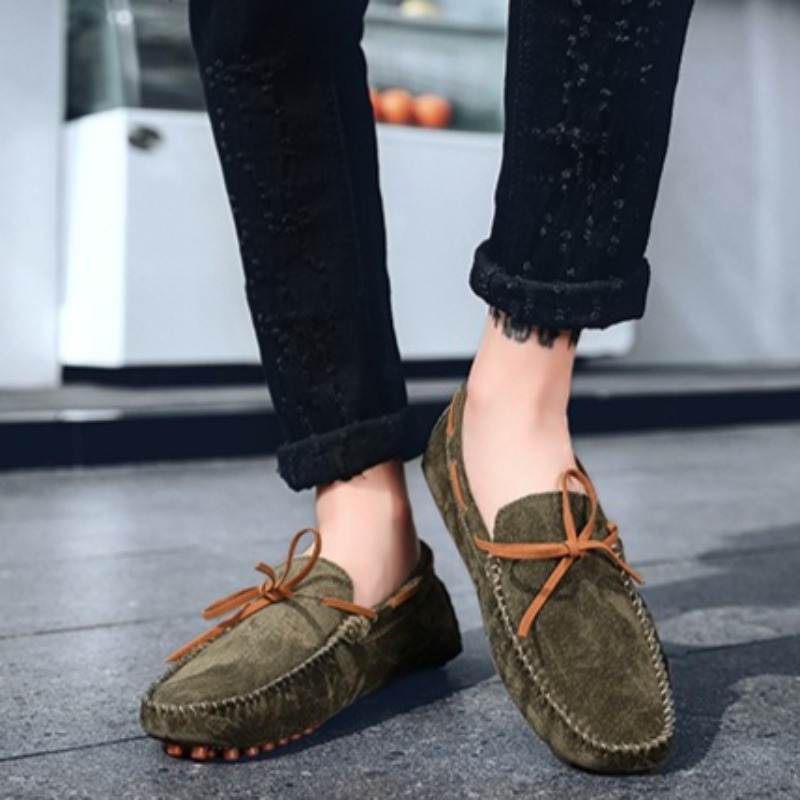 고품질 남성 캐주얼 신발 스웨이드 남성 로퍼 편안한 소 - Men'S Shoes Hey Dude 리뷰 및 가격