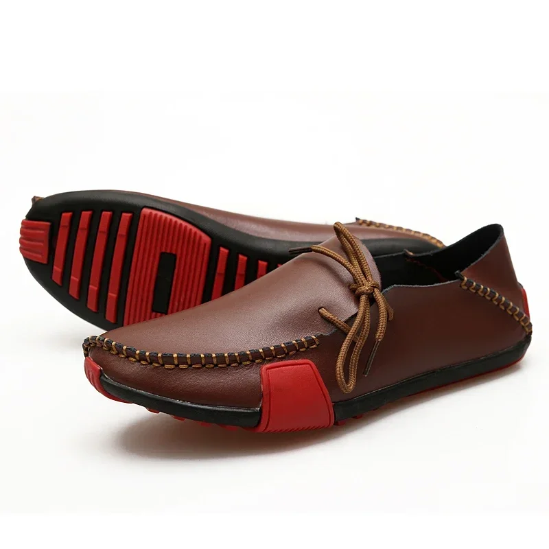 남성 신발 가죽 캐주얼 2025 이탈리아 소프트 남성  - Boat Shoe Leather 리뷰 및 가격