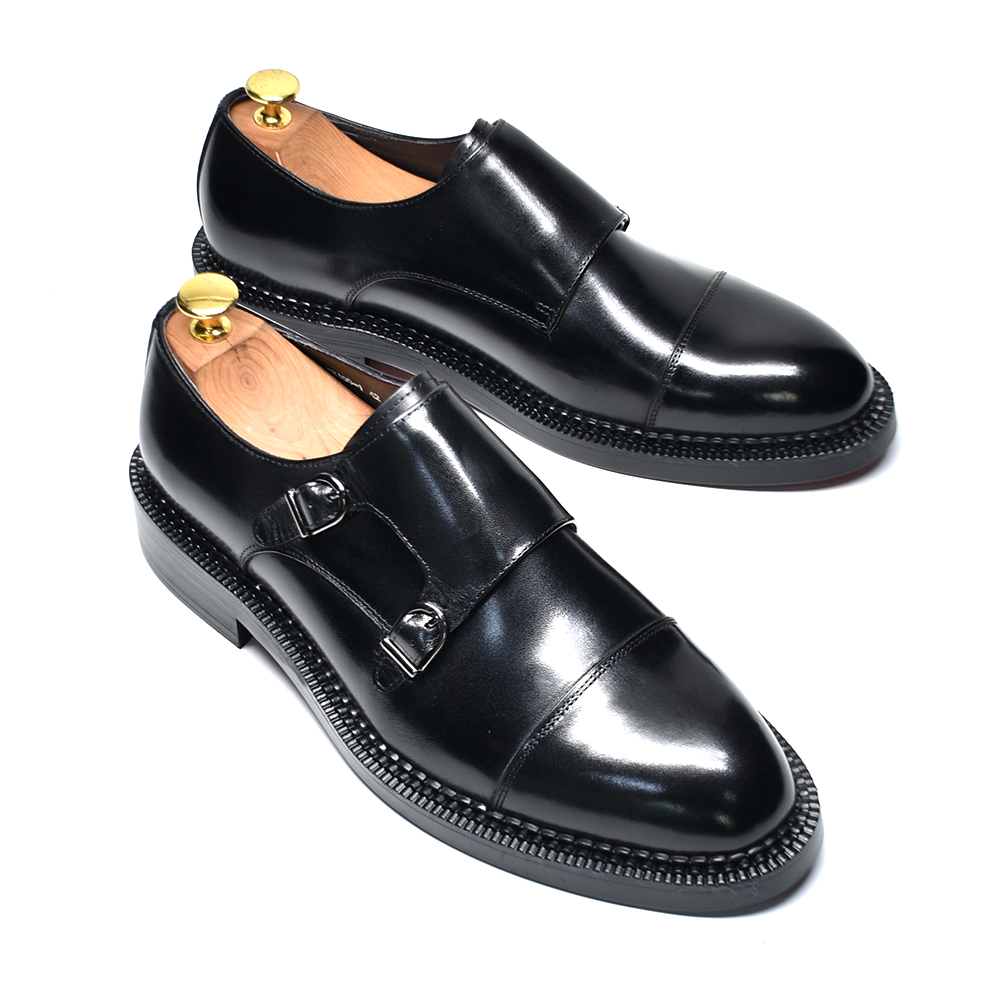 고급 천연 가죽 남성 웨딩 드레스 슈즈 버클 몽크 스트 - Monk Strap Shoe 리뷰 및 가격